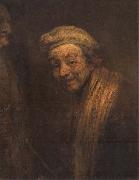 REMBRANDT Harmenszoon van Rijn Self-Portrait as Zeuxis Spain oil painting artist